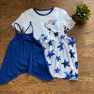 🌴Adorable tank/tee bundle🌴